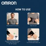 Omron HEM 7124 Fully Automatic Digital Arm Blood Pressure Monitor with Intellisense Technology For Most Accurate Measurement, Blue - Image 2