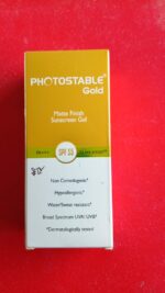 Photostable Gold Matte Finish Sunscreen Gel