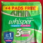 Whisper Ultra Hygiene+Comfort Sanitary Pads XL+